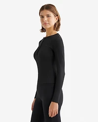 Roam Rib Fitted Long Sleeve Henley