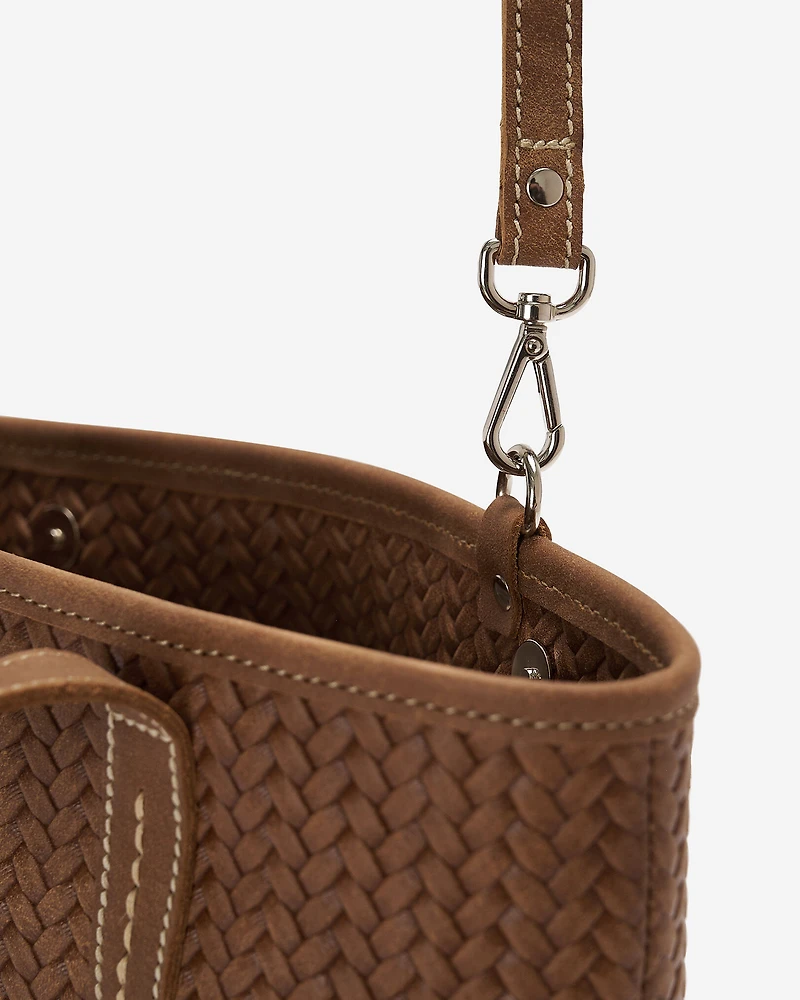 Small Carryall Crossbody Woven