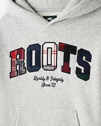 Kids Plaid Applique Hoodie