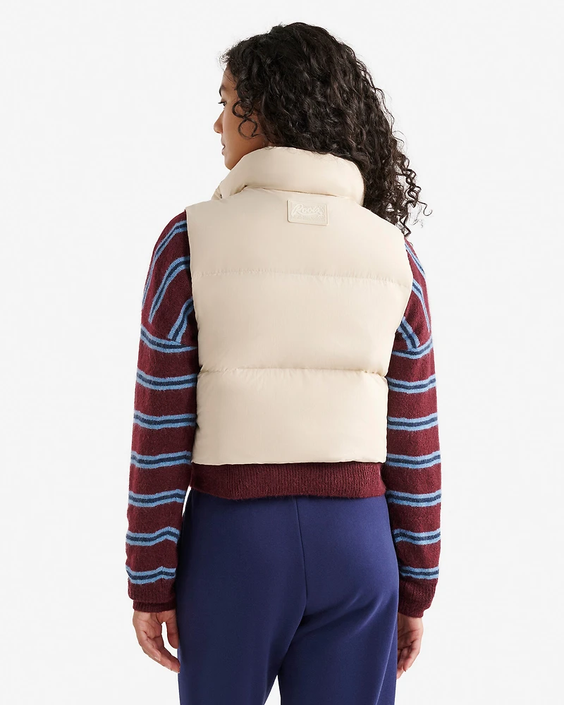 Veste bouffante courte en duvet Roots