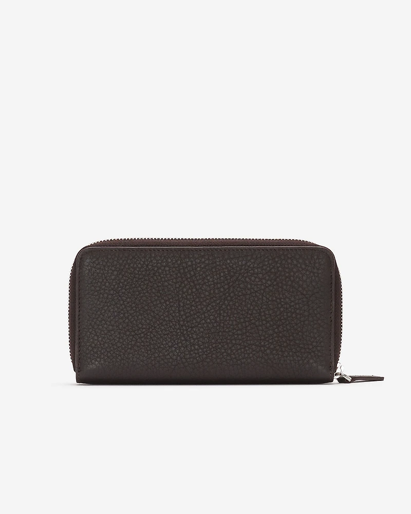 Zip Around Clutch Cloud