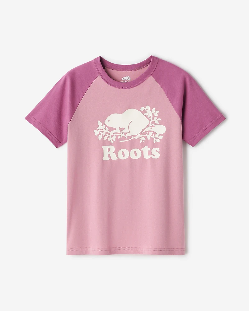 Kids Organic Cooper Baseball T-Shirt