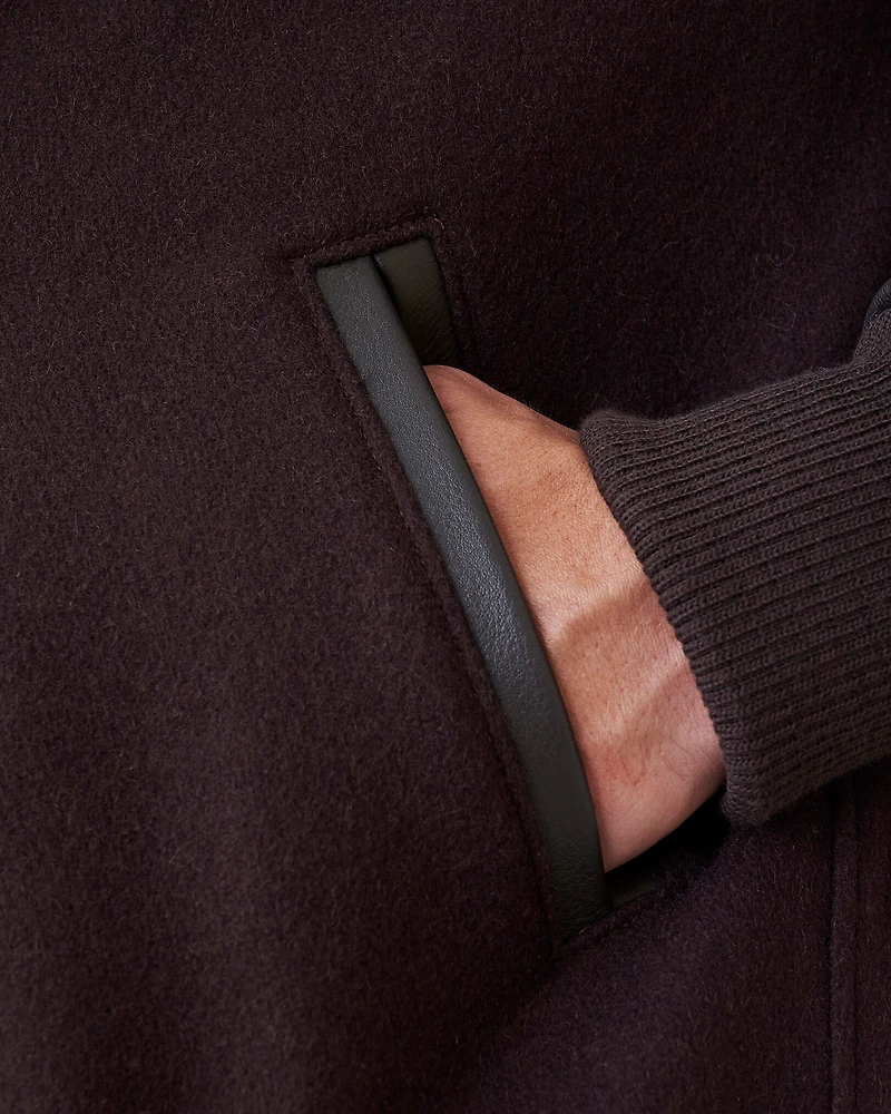 Blouson universitaire classique pour homme