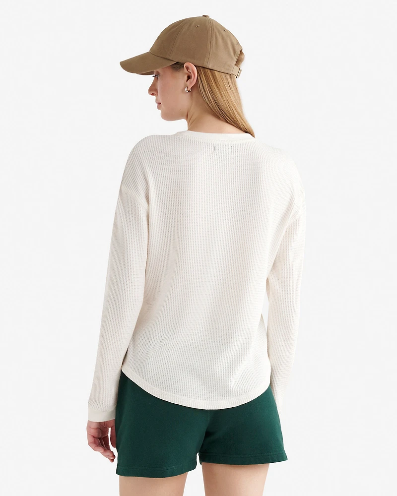 Waffle Long Sleeve Top