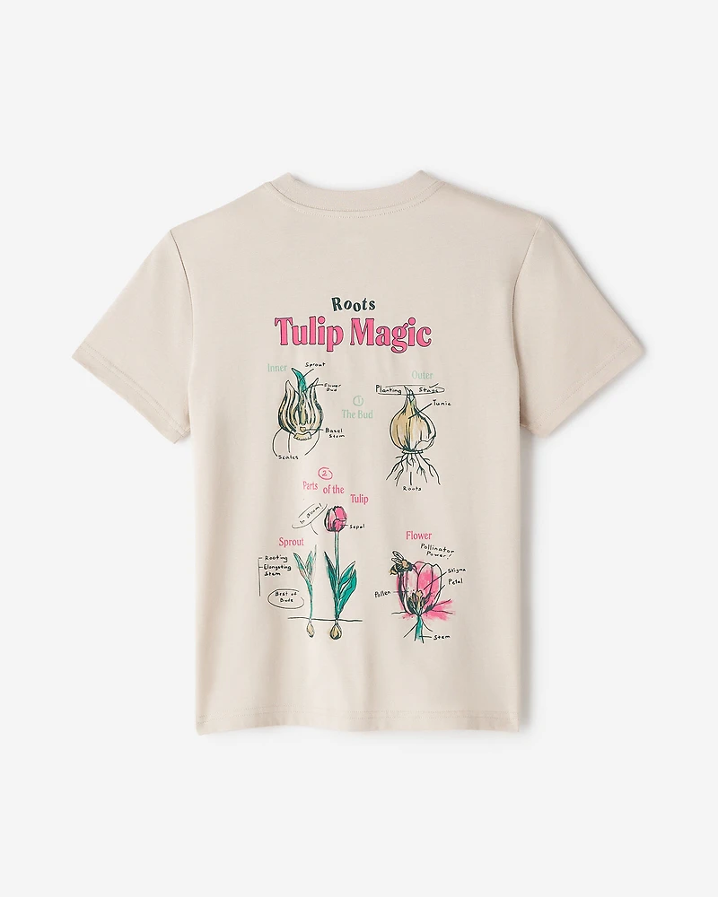 T-shirt décontracté à poche pour enfants