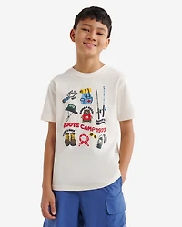 Kids Glow The Dark Camp T-Shirt