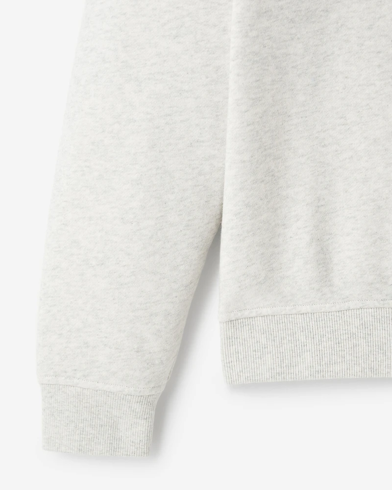 Chandail à demi-glissière avec appliqué Roots