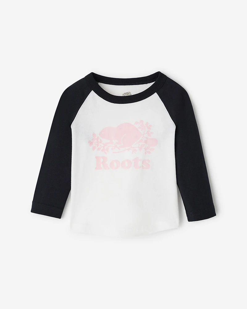 T-shirt style baseball Cooper pour bébé