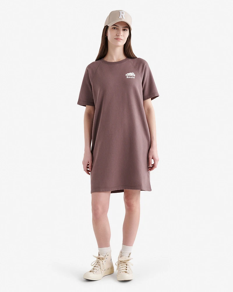 Organic Cooper Short Sleeve Sweat Dress