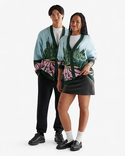 Roots X Wicked Emerald Cardigan