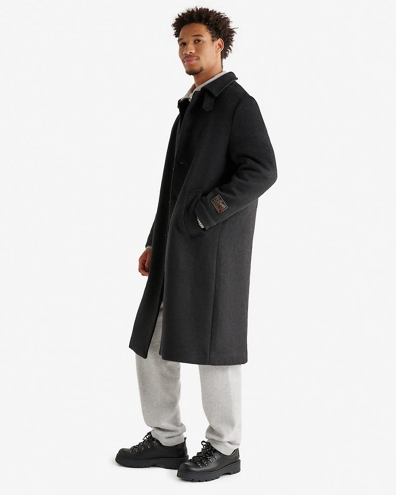 Long Wool Blend Coat