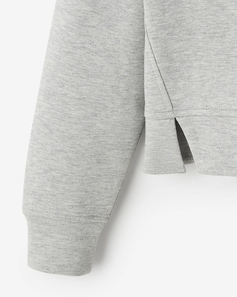 Chandail à col rond Interlock Recover pour filles