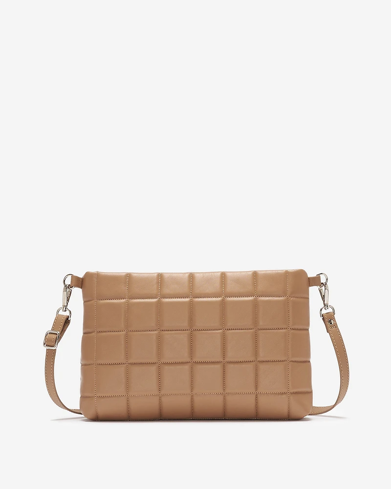 Square Puff Clutch Crossbody