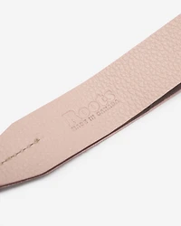 Porte-clés triple cœur en cuir Cervino