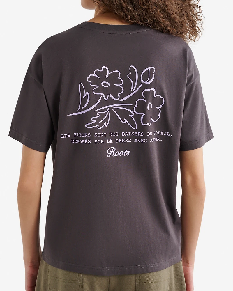 T-shirt Les fleurs pour femme