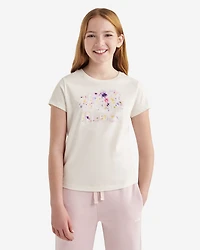 T-shirt ajusté à motif floral pour enfants