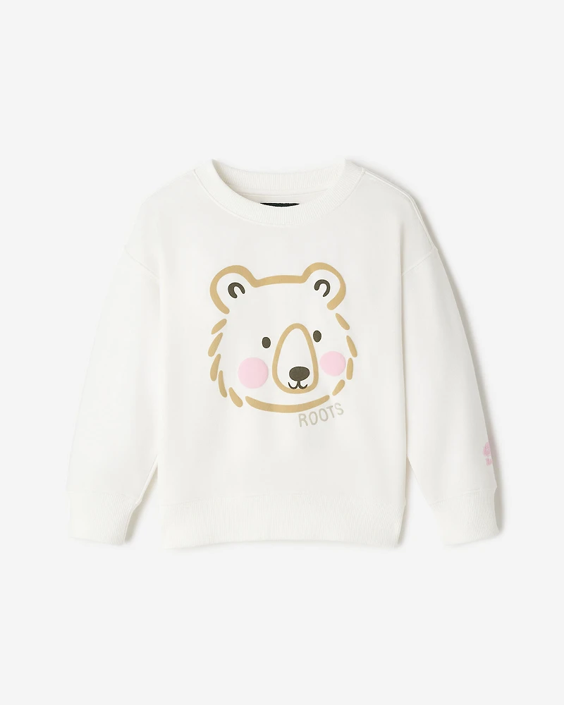 Toddler Cozy Bear Crew Sweatshirt