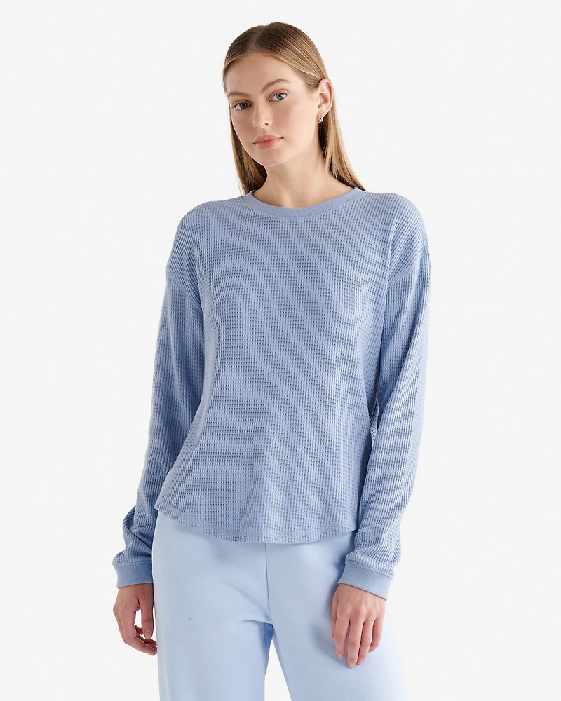 Waffle Long Sleeve Top
