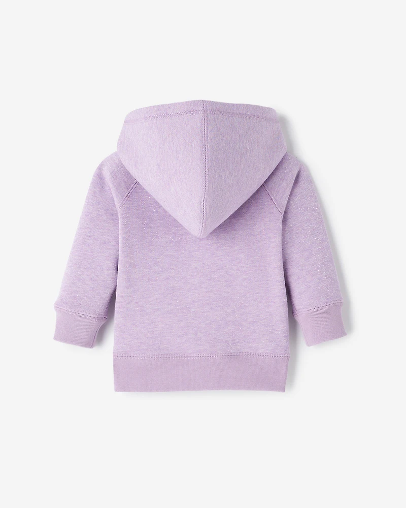 Chandail à capuchon original scintillant pour bébés