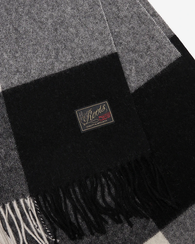 Plaid Wool Scarf