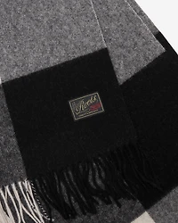 Plaid Wool Scarf