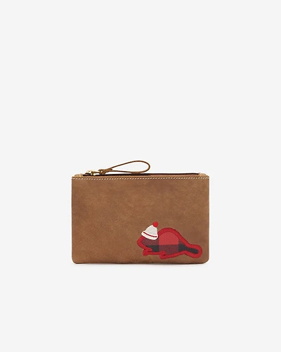 Cabin Beaver Zip Pouch Tribe