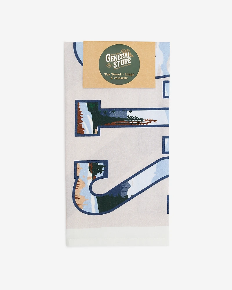 Greetings From BC Tea Towel