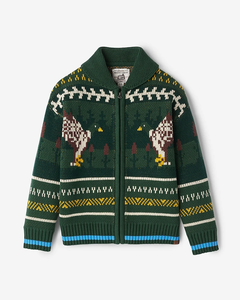 Kids Cabin Shawl Fair Isle Cardigan