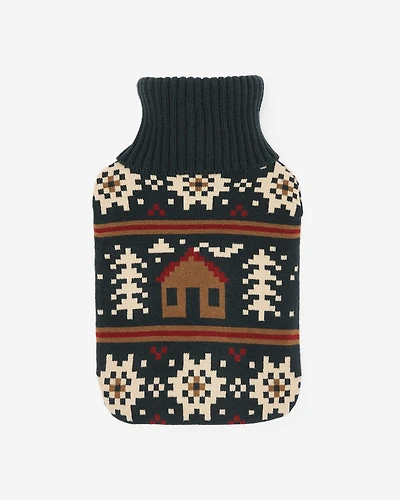 Winter Cabin Hot Water Bottle  