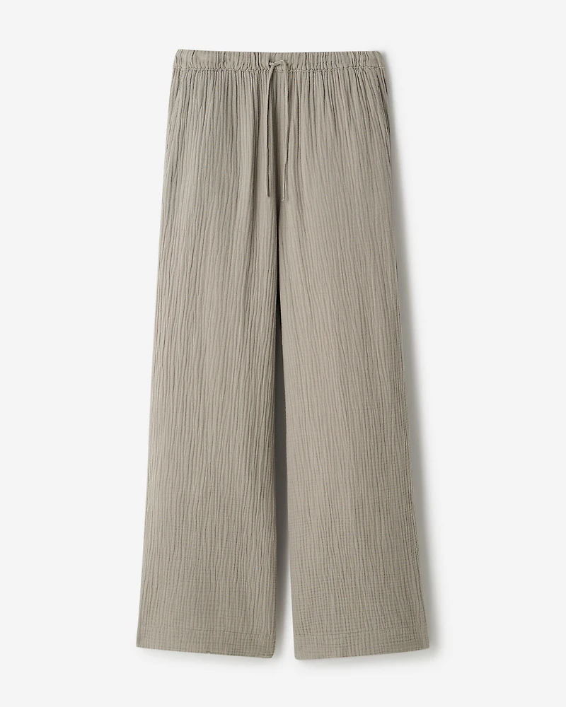 Isla Cotton Wide Leg Pant
