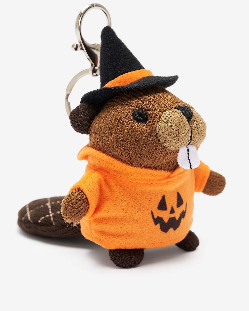 Halloween Beaver Keychain