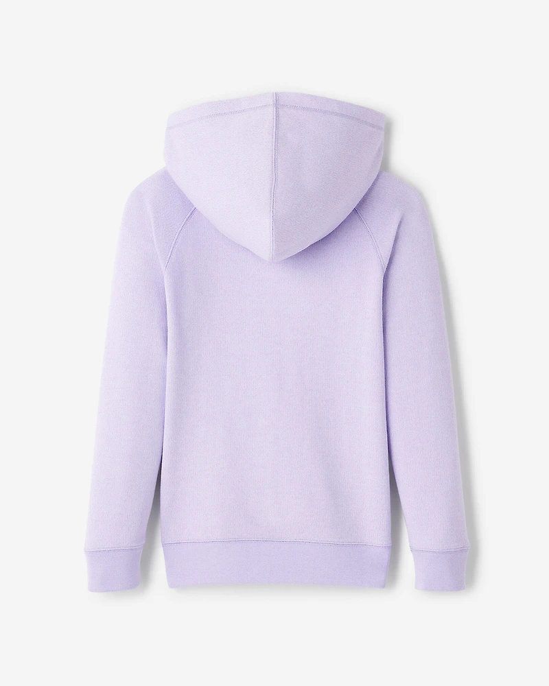 Chandail kangourou original à capuchon en jersey bouclette en coton bio pour enfants