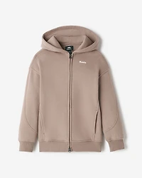 Chandail à capuchon et glissière en molleton Nuage pour enfants