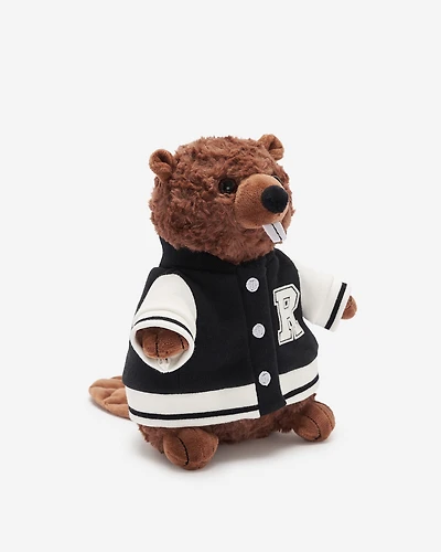 Castor en peluche Blouson universitaire