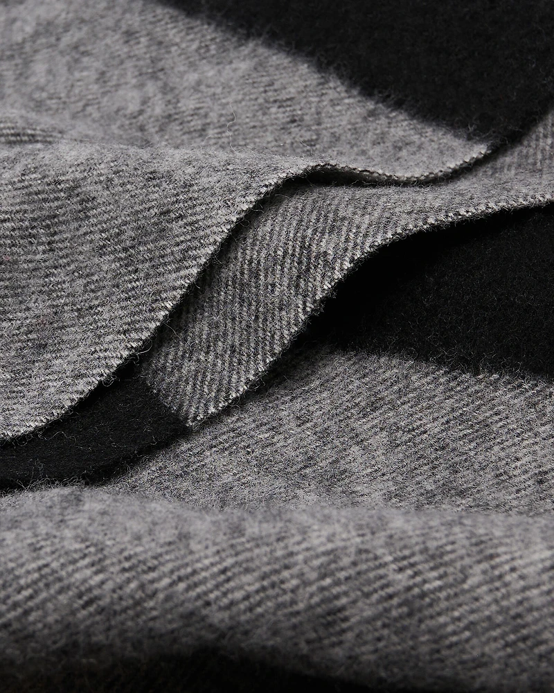 Plaid Wool Scarf