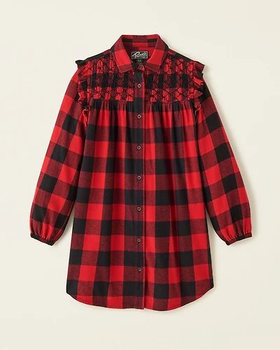 Robe à carreaux Park pour fille