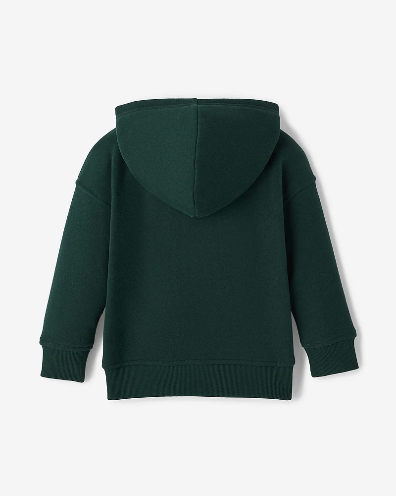 Toddler Plaid Applique Hoodie