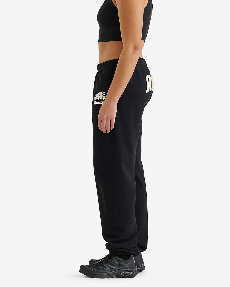Pantalon original ample en molletonen coton bio