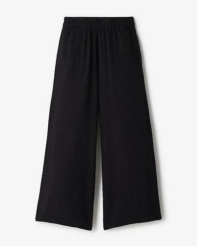 Isla Cotton Gauze Wide Leg Pant