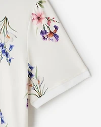 Polo en tricot floral Renew