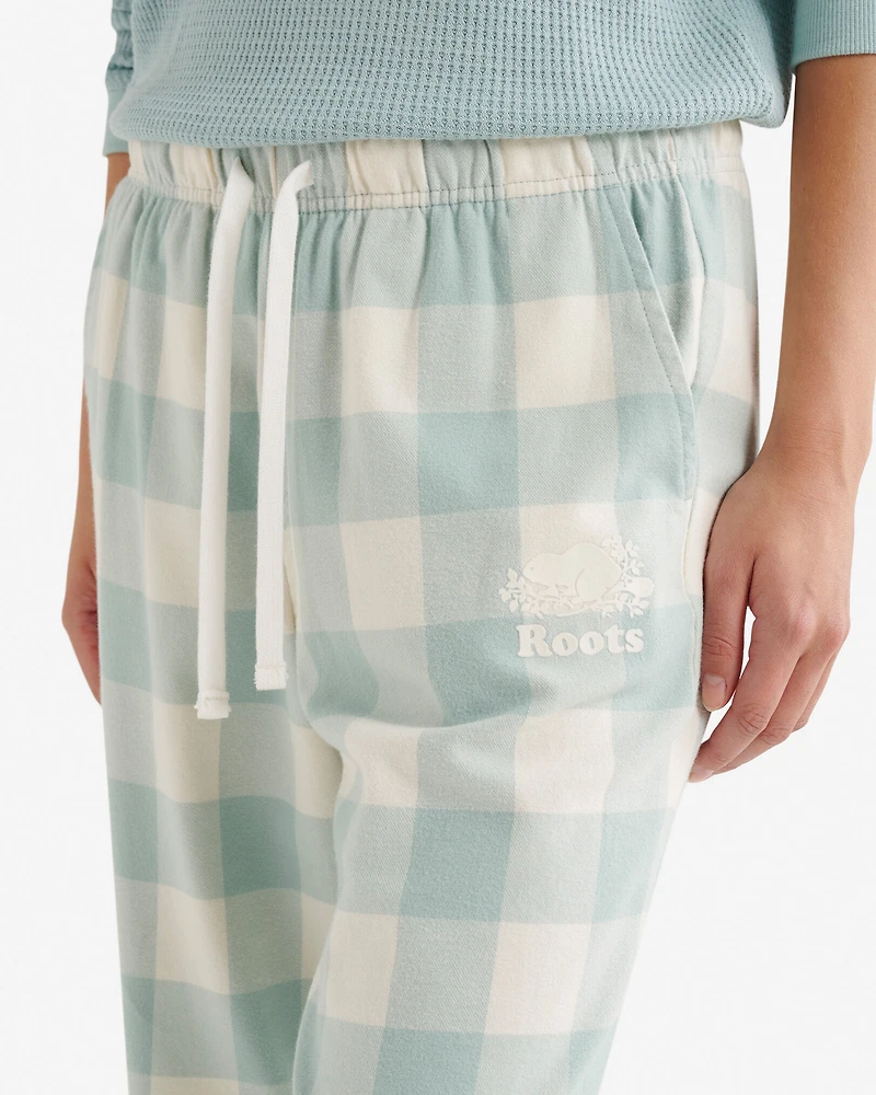 Pantalon de pyjama à carreaux pour femmes