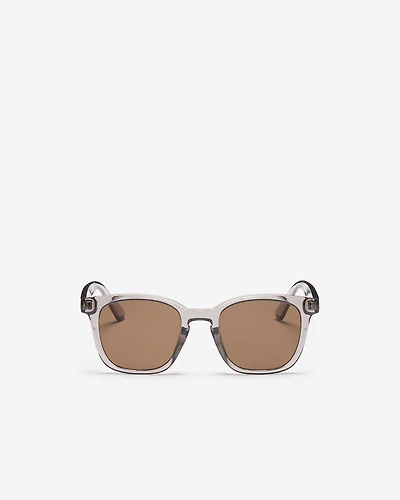 Womens Plastic Modified Square Crystal Sunglasses