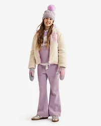 Chandail kangourou original scintillant à capuchon pour enfants