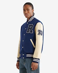 Blouson universitaire rétro pour homme