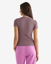 Roam Rib Fitted Short Sleeve Top