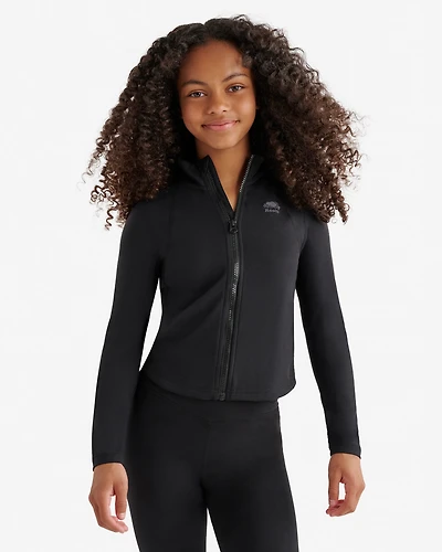 Girls Active Fitted Track Jacket
