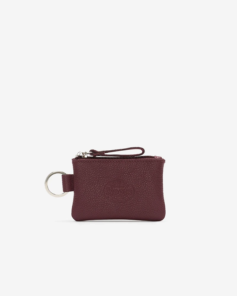 Pochette à glissière en cuir Cervino
