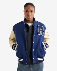 Blouson universitaire rétro pour homme