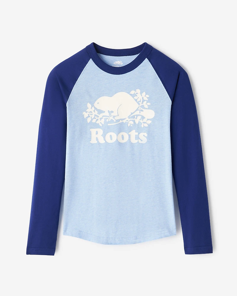 Kids Organic Cooper Baseball T-Shirt