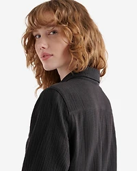 Isla Cotton Gauze Shirt Dress